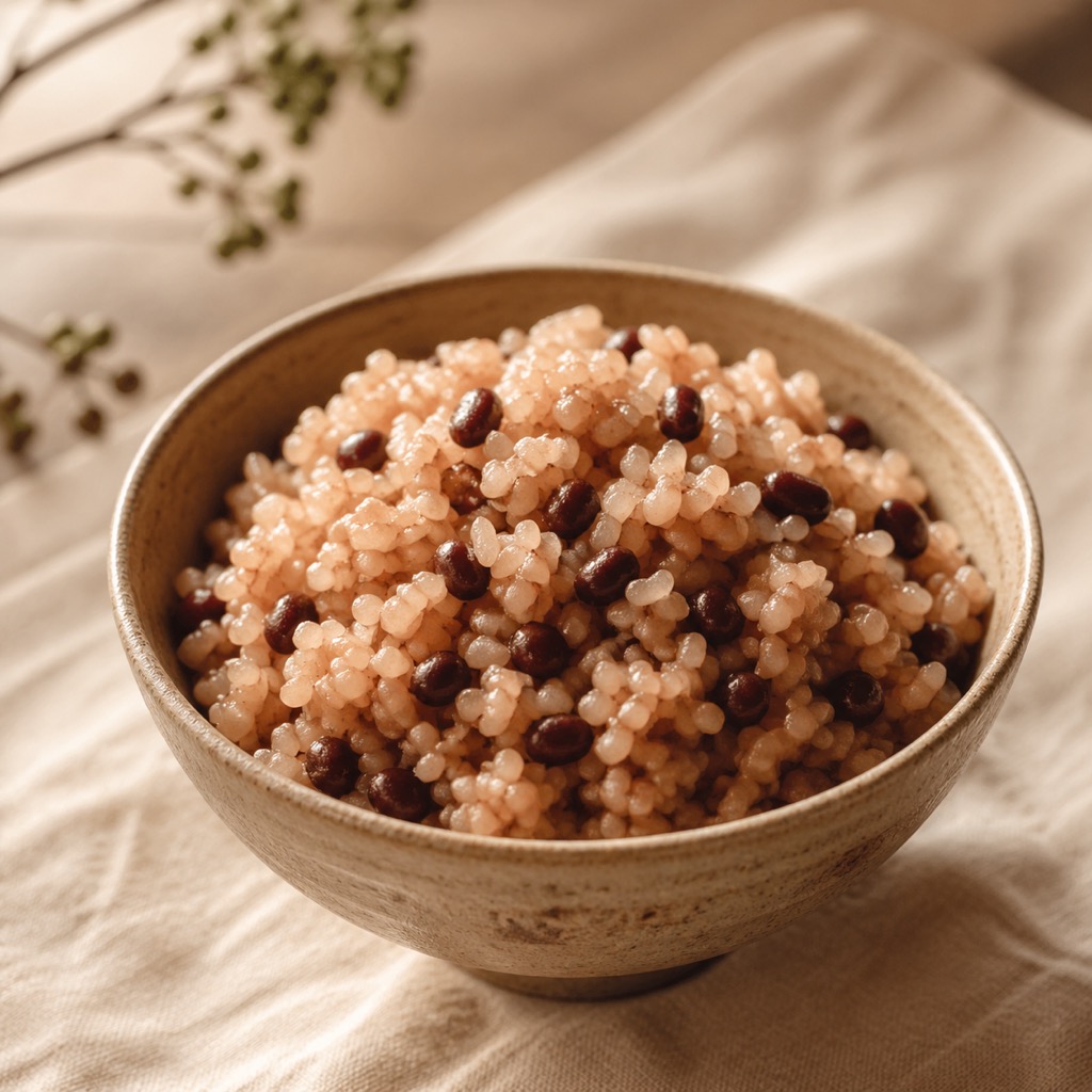 盛り付けた酵素玄米